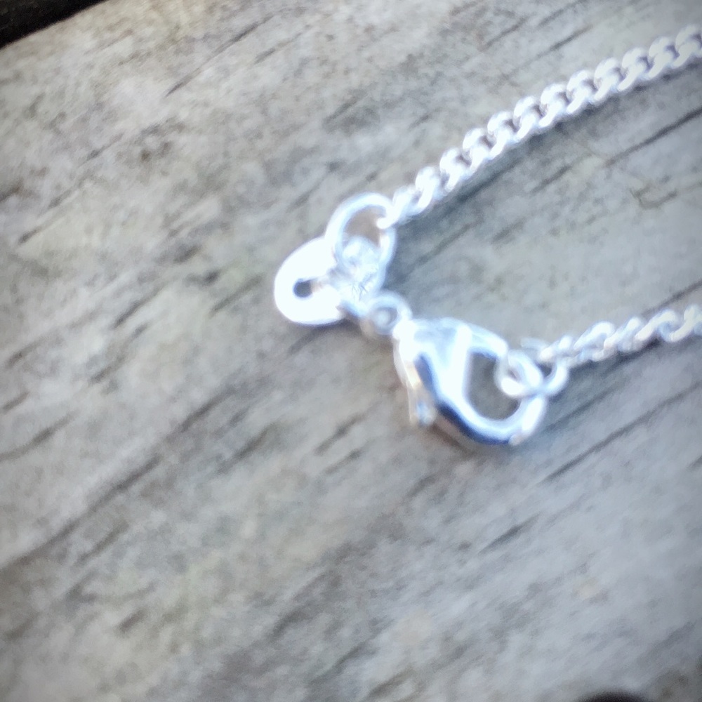 Smoky Quartz Gemstone Silver Necklace Bracelet - Picture 6 of 7
